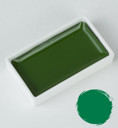 MC21/52 - Kuretake / ZIG - Hookers Green - Gansai Tambi godets individuels MC21/52 - Kuretake / ZIG - Hookers Green - Gansai Tambi godets individuels