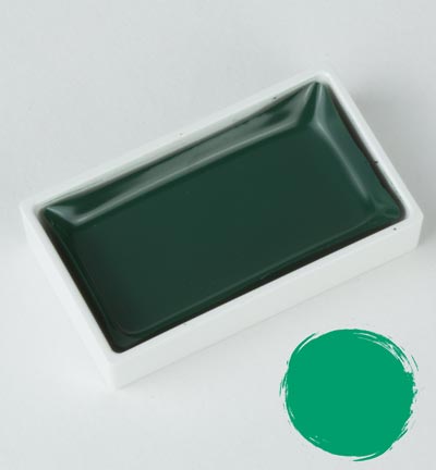 MC21/55 - Kuretake / ZIG - Green - Gansai Tambi godets individuels MC21/55 - Kuretake / ZIG - Green - Gansai Tambi godets individuels