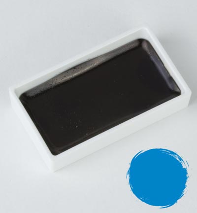 MC21/63 - Kuretake / ZIG - Persian Blue - Gansai Tambi godets individuels MC21/63 - Kuretake / ZIG - Persian Blue - Gansai Tambi godets individuels