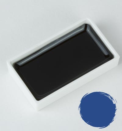 MC21/66 - Kuretake / ZIG - Prussian Blue - Gansai Tambi godets individuels MC21/66 - Kuretake / ZIG - Prussian Blue - Gansai Tambi godets individuels