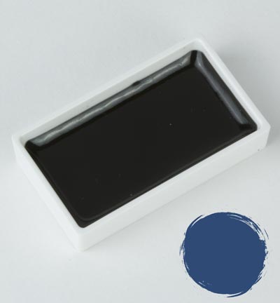 MC21/67 - Kuretake / ZIG - Prussian blue - Gansai Tambi godets individuels MC21/67 - Kuretake / ZIG - Prussian blue - Gansai Tambi godets individuels