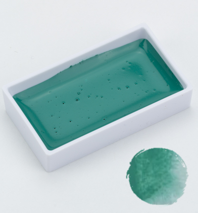 MC21/503 - Kuretake / ZIG - Cobalt Green - Gansai Tambi MC21/503 - Kuretake / ZIG - Cobalt Green - Gansai Tambi