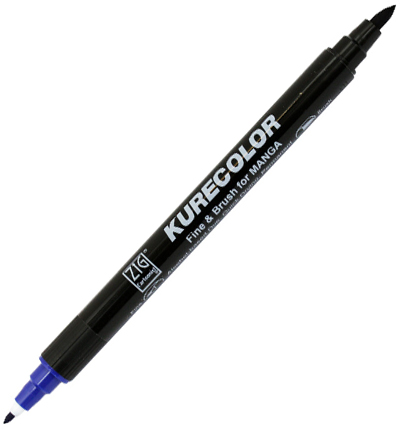 CNKC-2200/318 - Kuretake / ZIG - (318)Navy - Kurecolor Fine & Brush couleurs CNKC-2200/318 - Kuretake / ZIG - (318)Navy - Kurecolor Fine & Brush couleurs