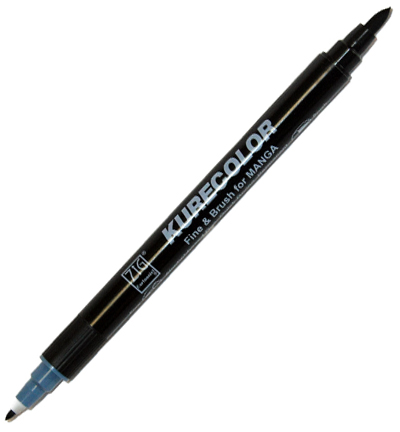 CNKC-2200/824 - Kuretake / ZIG - (824)Blue Gray - Kurecolor Fine & Brush voor Manga