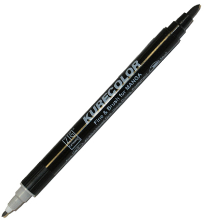 CNKC-2200/C.02 - Kuretake / ZIG - (C02)Cool Gray 2 - Kurecolor Fine & Brush voor Manga