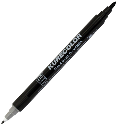 CNKC-2200/C.05 - Kuretake / ZIG - (C05)Cool Gray 5 - Kurecolor Fine & Brush voor Manga