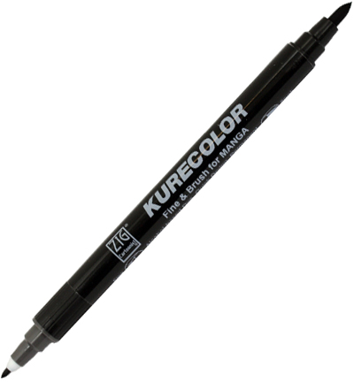 CNKC-2200/C.09 - Kuretake / ZIG - (C09)Cool Gray 9 - Kurecolor Fine & Brush voor Manga