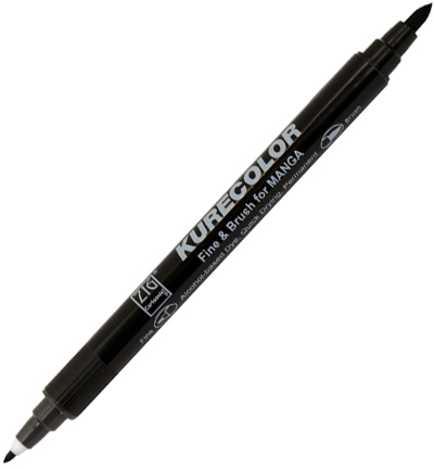 CNKC-2200/C.10 - Kuretake / ZIG - (C10)Cool Gray 10 - Kurecolor Fine & Brush voor Manga