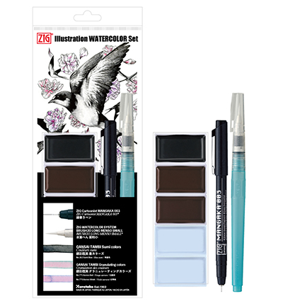 IKTB-25/7V - Kuretake / ZIG - Zig Illustration Basic Set - 
