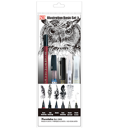 IKTB-22/5V - Kuretake / ZIG - Zig Illustration Basic Set 3 - 