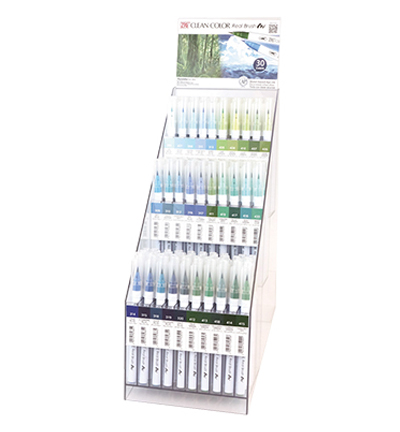RB-6000AT/DP120B - Kuretake / ZIG - Clean Color Real Brush, 120pcs. Display set B - 