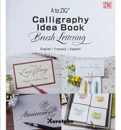 INTX500-811 - Kuretake / ZIG - A to ZIG Calligraphy Brush lettering, Black Fude Pen - Zig