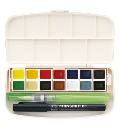 MC30-1 - Kuretake / ZIG - Gansai Tambi Portable Set - 