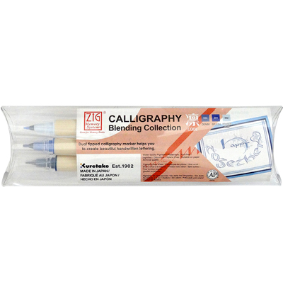 MS-3400/3VCO - Kuretake / ZIG - ZIg Calligraphy - Blending collection Cool - Zig Calligraphy MS-3400/3VCO - Kuretake / ZIG - ZIg Calligraphy - Blending collection Cool - Zig Calligraphy