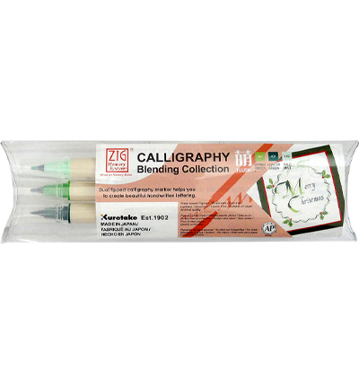 MS-3400/3VFL - Kuretake / ZIG - ZIg Calligraphy - Blending collection Flush - Zig Calligraphy MS-3400/3VFL - Kuretake / ZIG - ZIg Calligraphy - Blending collection Flush - Zig Calligraphy