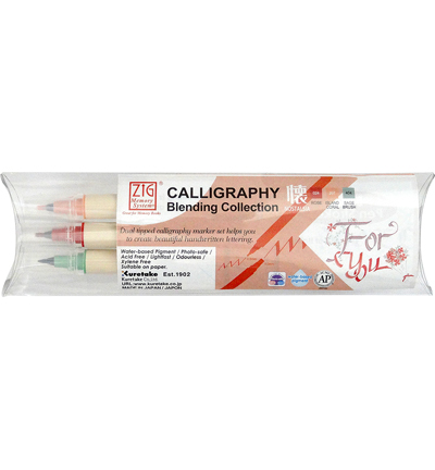 MS-3400/3VNO - Kuretake / ZIG - ZIg Calligraphy - Blending collection Nostalgia - Zig Calligraphy MS-3400/3VNO - Kuretake / ZIG - ZIg Calligraphy - Blending collection Nostalgia - Zig Calligraphy