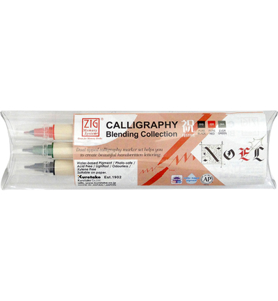MS-3400/3VFE - Kuretake / ZIG - ZIg Calligraphy - Blending collection Festive - Zig Calligraphy