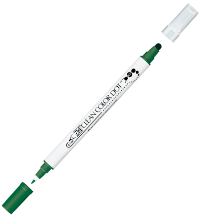 TC-6100/040 - Kuretake / ZIG - (040) Green - Clean Color Dot couleurs individuelles