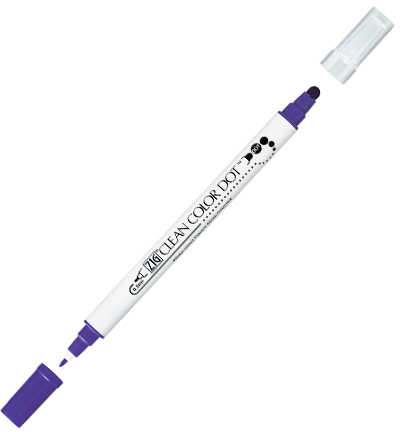 TC-6100/080 - Kuretake / ZIG - (080) Violet - Clean Color Dot couleurs individuelles TC-6100/080 - Kuretake / ZIG - (080) Violet - Clean Color Dot couleurs individuelles