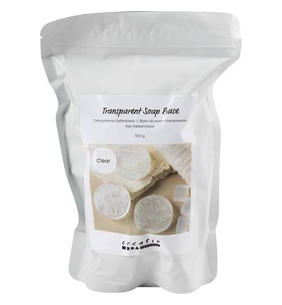 700260 - Creativ Company - Transparante zeep basis, korrels - Zeep basis Transparant