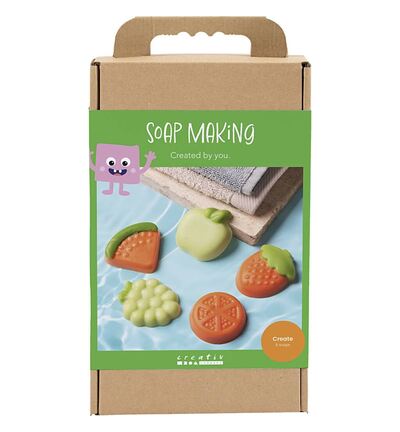 977784 - Creativ Company - Hobbyset Zeep Maken, Fruit, groen, oranje - 