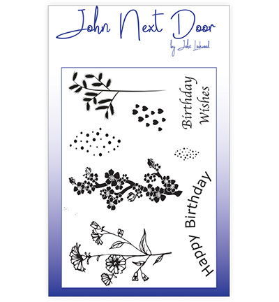 JND0001 - John Next Door - Spring Flowers - Clear Stamp A6