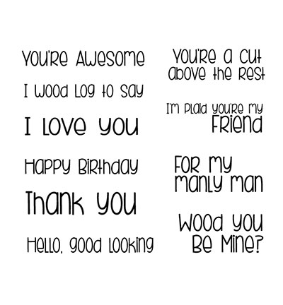 RCEN015 - C.C.Designs - Lumberjack Sentiments - 