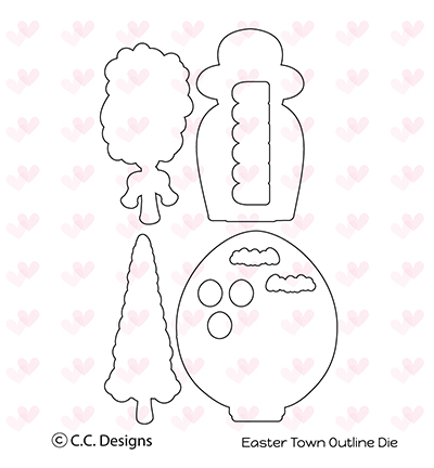 OD29 - C.C.Designs - Easter Town - 