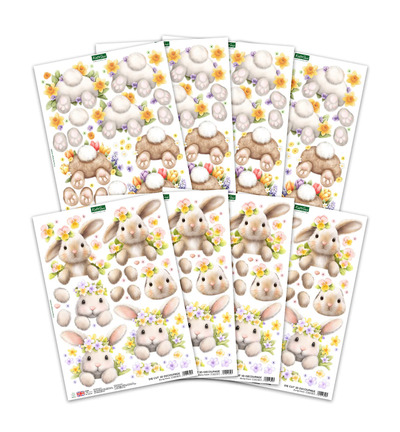 11-DCD745 - Katy Sue Designs - Bunny Kisses & Fluffy Tails - 