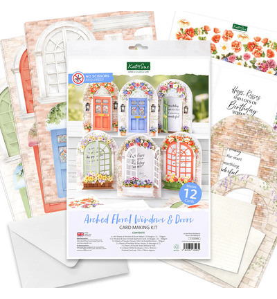 17-10102WIN - Katy Sue Designs - Arched Floral Windows & Doors - 