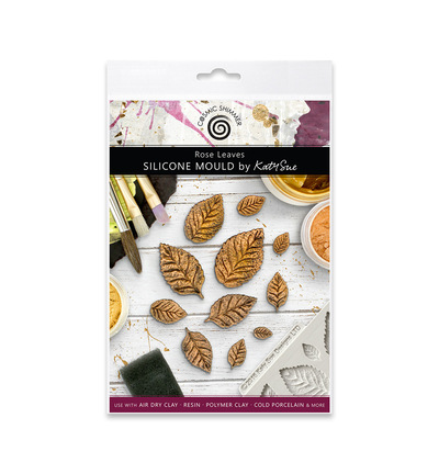 CE0050-CS - Katy Sue Designs - Moule en silicone - Rose Leaves - 