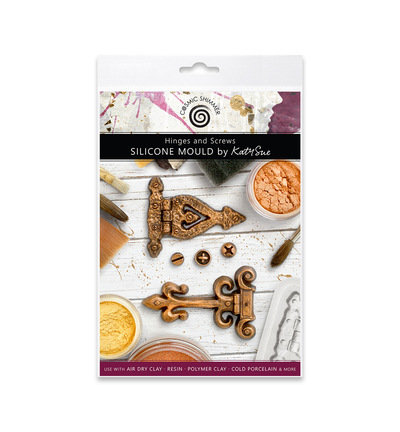 CE0082-CS - Katy Sue Designs - Moule en silicone - Hinges and Screws - 