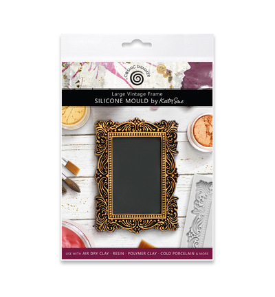 CE0104-CS - Katy Sue Designs - Moule en silicone - Large Vintage Frame - 