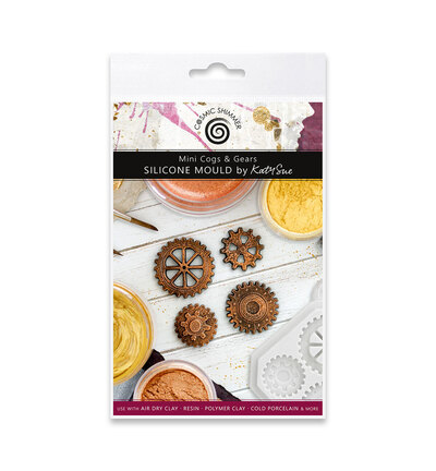 CE0152-CS - Katy Sue Designs - Moule en silicone - Mini Cogs and Gears - 