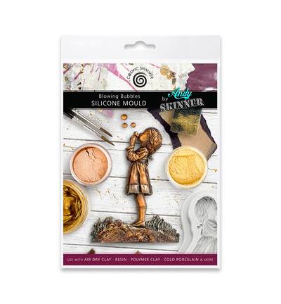 CF0071-CS - Katy Sue Designs - Moule en silicone - Blowing Bubbles by Andy Skinner - 