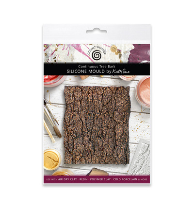 DM0048-CS - Katy Sue Designs - Moule en silicone - Continuous Tree Bark - 