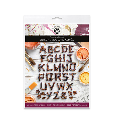 DM0070-CS - Katy Sue Designs - Moule en silicone - Twig Alphabet - 