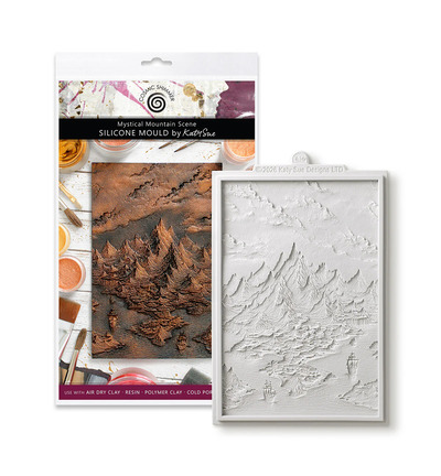 CE0161-CS - Cosmic Shimmer - Moule en silicone Scène de Montagne Mystique - 