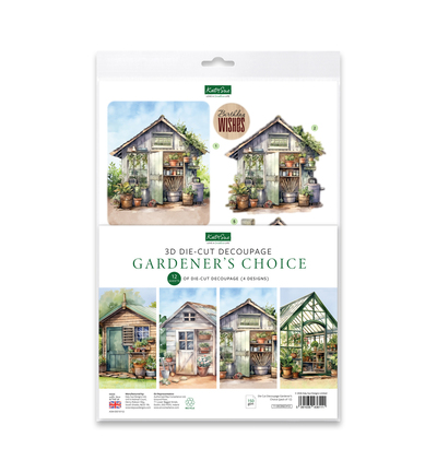 11-DCDGCH12 - Katy Sue Designs - Pack avantage decoupages - Gardener's Choice - 