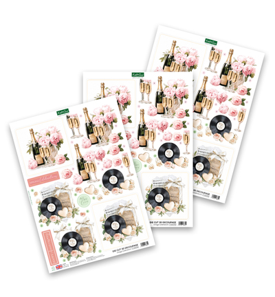 11-DCD756 - Katy Sue Designs - Decoupage 3D pre-decoupe - Vintage Celebrations - 11-DCD756 - Katy Sue Designs - Decoupage 3D pre-decoupe - Vintage Celebrations -