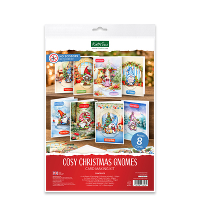 17-10105CCG - Katy Sue Designs - Kit de carterie - Cosy Christmas Gnomes - 17-10105CCG - Katy Sue Designs - Kit de carterie - Cosy Christmas Gnomes -