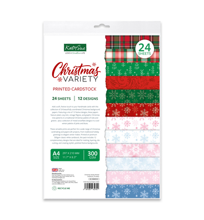 03-10069CHV - Katy Sue Designs - Cardstock imprime - Christmas Variety - 03-10069CHV - Katy Sue Designs - Cardstock imprime - Christmas Variety -