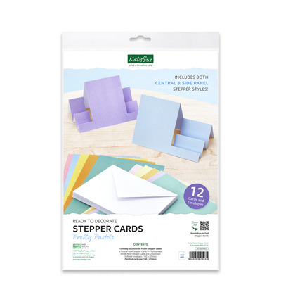 05-10019PST - Katy Sue Designs - Cartes Stepper et enveloppes - Pretty Pastels - 05-10019PST - Katy Sue Designs - Cartes Stepper et enveloppes - Pretty Pastels -