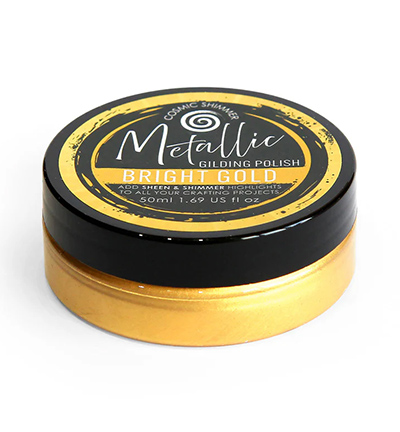 36-MP0001 - Cosmic Shimmer - Metallic Gilding Polish - Bright Gold - 36-MP0001 - Cosmic Shimmer - Metallic Gilding Polish - Bright Gold -