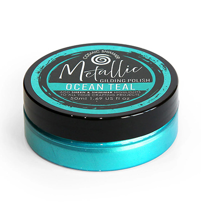 36-MP0003 - Cosmic Shimmer - Metallic Gilding Polish - Ocean Teal - 36-MP0003 - Cosmic Shimmer - Metallic Gilding Polish - Ocean Teal -