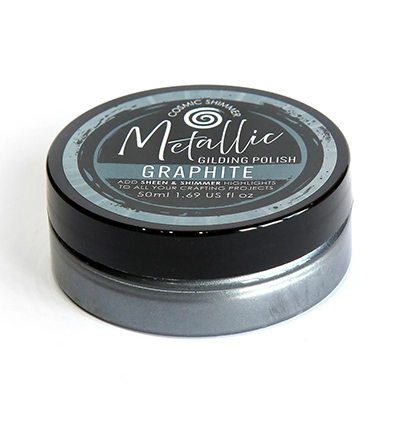 36-MP0004 - Cosmic Shimmer - Metallic Gilding Polish - Graphite - 