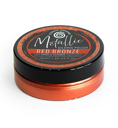 36-MP0006 - Cosmic Shimmer - Metallic Gilding Polish - Red Bronze - 