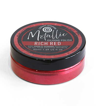 36-MP0010 - Cosmic Shimmer - Metallic Gilding Polish - Rich Red - 36-MP0010 - Cosmic Shimmer - Metallic Gilding Polish - Rich Red -