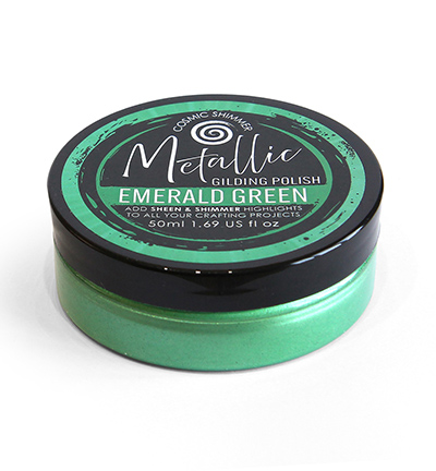 36-MP0012 - Cosmic Shimmer - Metallic Gilding Polish - Emerald Green - 36-MP0012 - Cosmic Shimmer - Metallic Gilding Polish - Emerald Green -