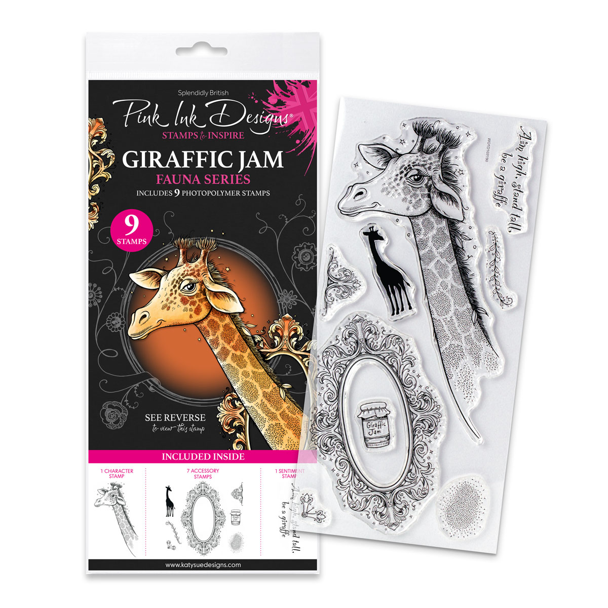 07-0001-PI - Pink Ink Designs - Giraffic Jam Giraffe - 